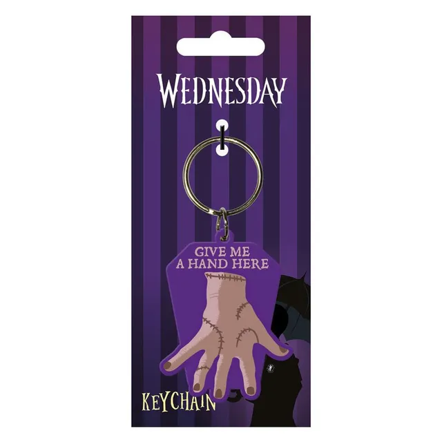 wednesday-give-me-a-hand-gummi-schl-sselanh-nger-bunt image 1