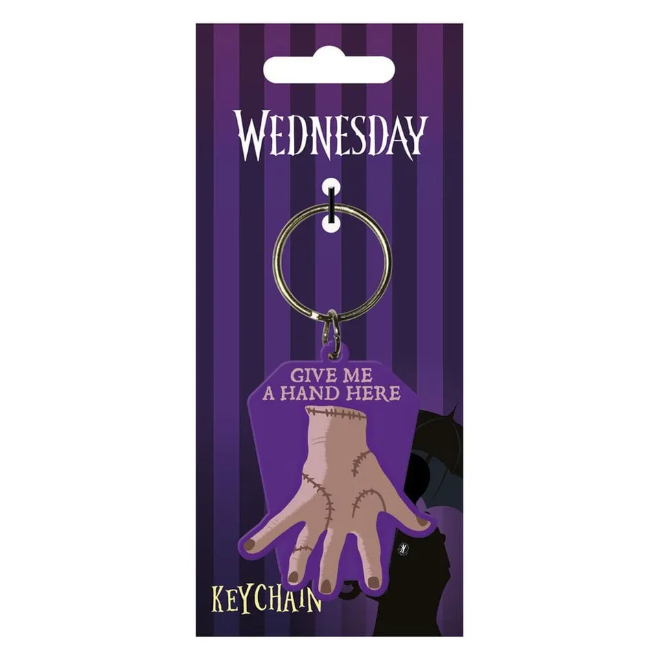 wednesday-give-me-a-hand-gummi-schl-sselanh-nger-bunt image 1