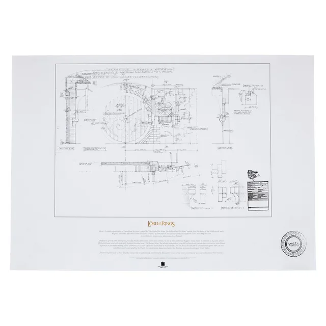 herr-der-ringe-beutelsend-kunstdruck-59-x-42-cm-bauplan image 1