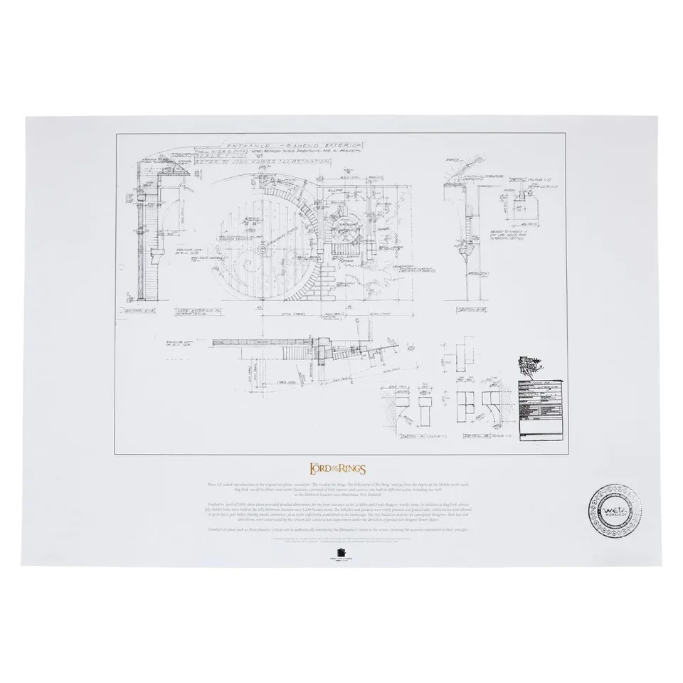 herr-der-ringe-beutelsend-kunstdruck-59-x-42-cm-bauplan image 1