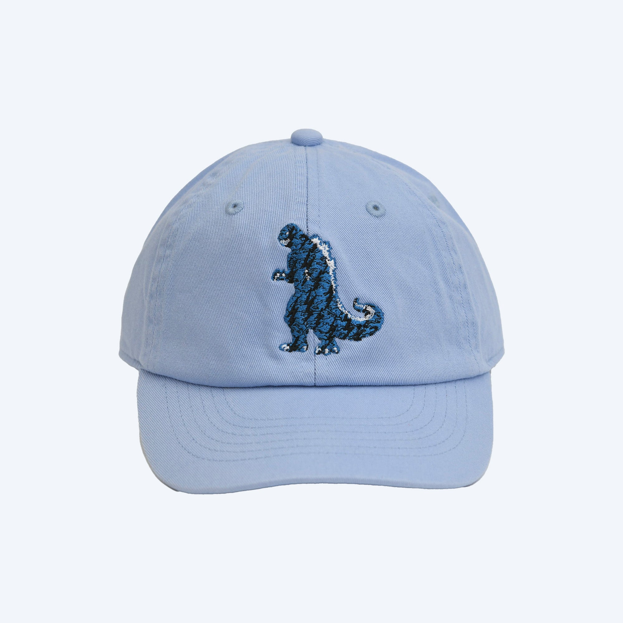 godzilla-the-art-baseball-cap-youth-kappe-blau-bestickt image 1