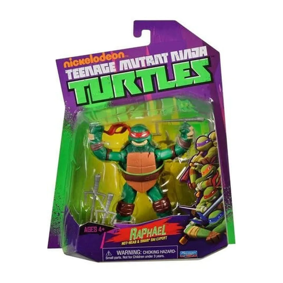 tmnt-world-of-tmnt-raphael-actionfigur-mit-sai-2012-serie image 1