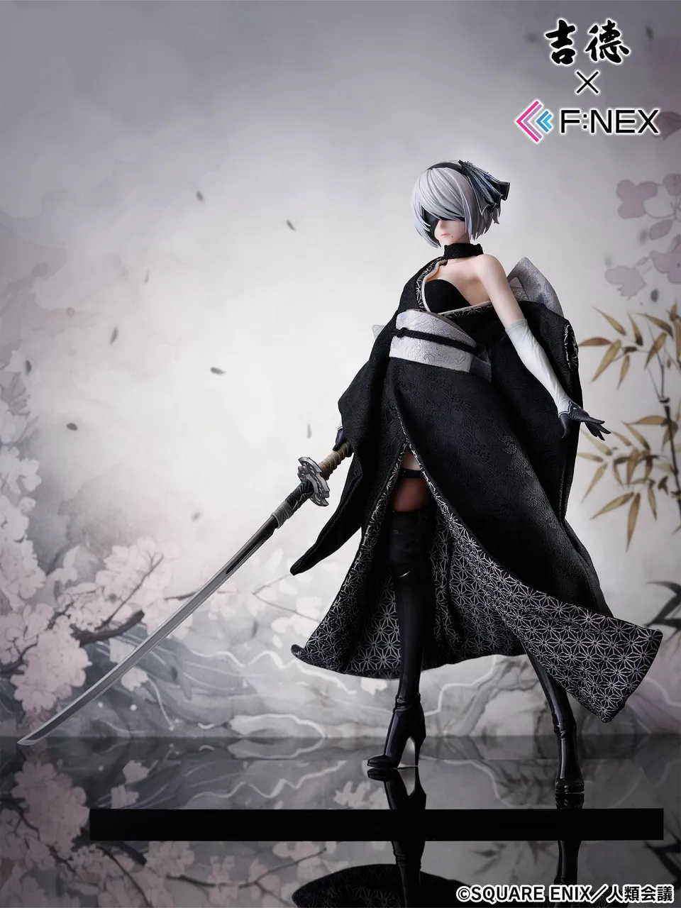furyu-f-nex-2b-figur-1-4-japanpuppe-nier-automata-kimono image 1