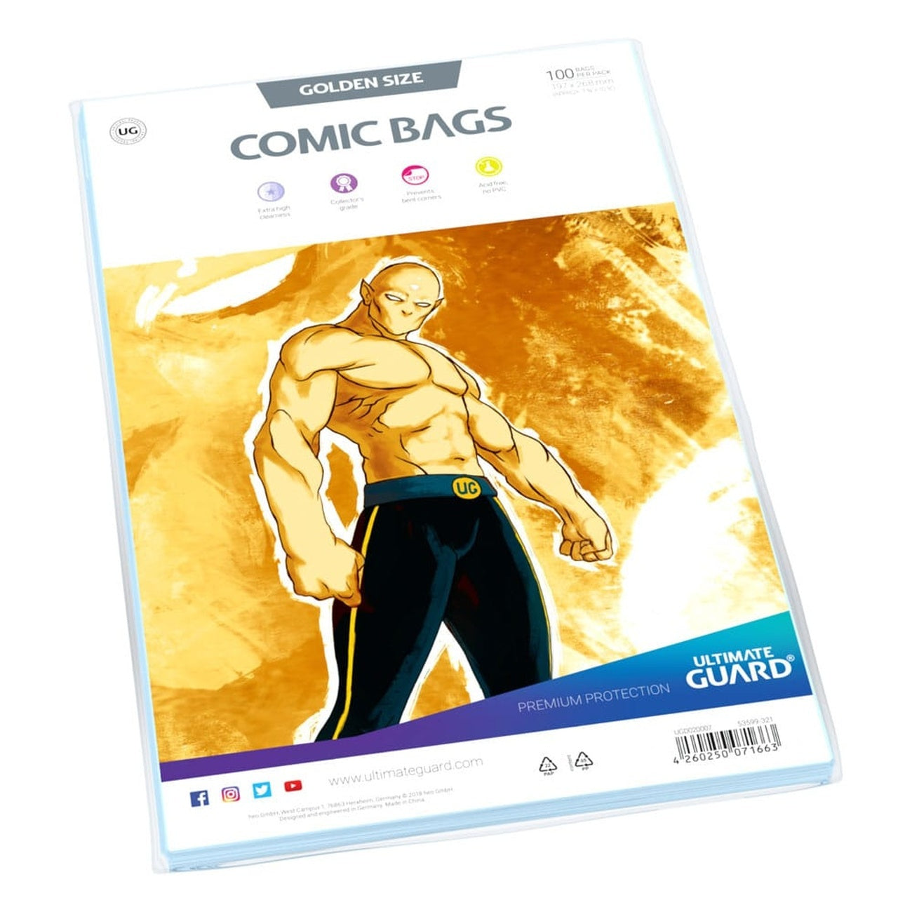 ultimate-guard-comic-bags-standard-golden-size-100-st-ck image 4