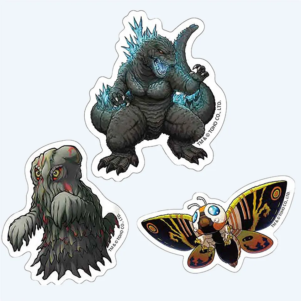 godzilla-collectibles-sticker-set-bd-battle-line-3er image 1