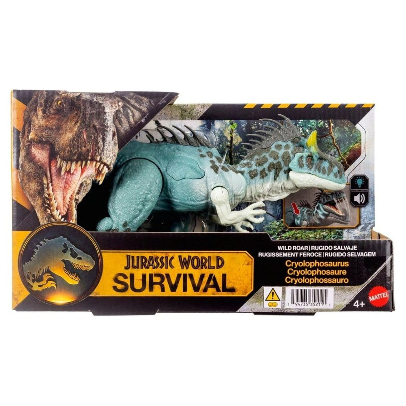 jurassic-world-survival-wild-roar-actionfigur-cryolophosaurus-sound image 2