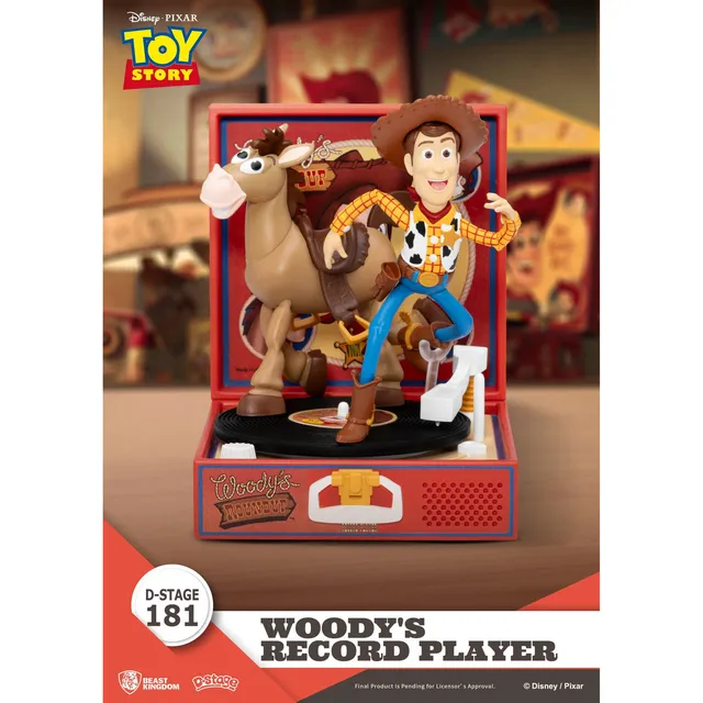 beast-kingdom-d-stage-woody-s-record-pvc-figur-plattenspieler image 1