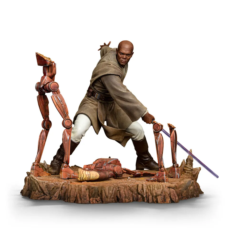 star-wars-mace-windu-art-scale-statue-1-10-18-cm-resin image 1