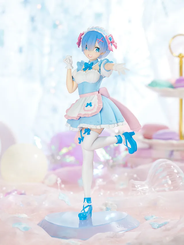 furyu-tenitol-yumekawa-maid-rem-figur-pastellblau image 1