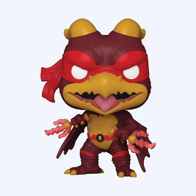 godzilla-x-tmnt-funko-pop-raphael-x-rodan-vinyl image 1