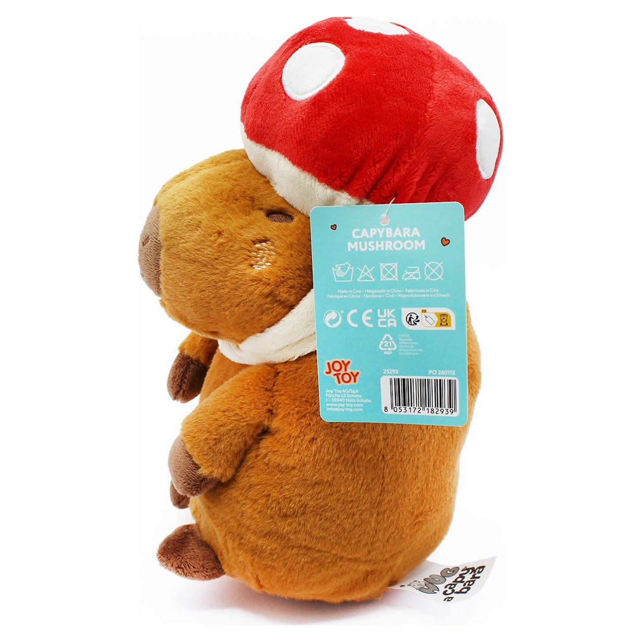 capybara-mushroom-pl-schfigur-23-cm-kuscheltier-pilz image 2