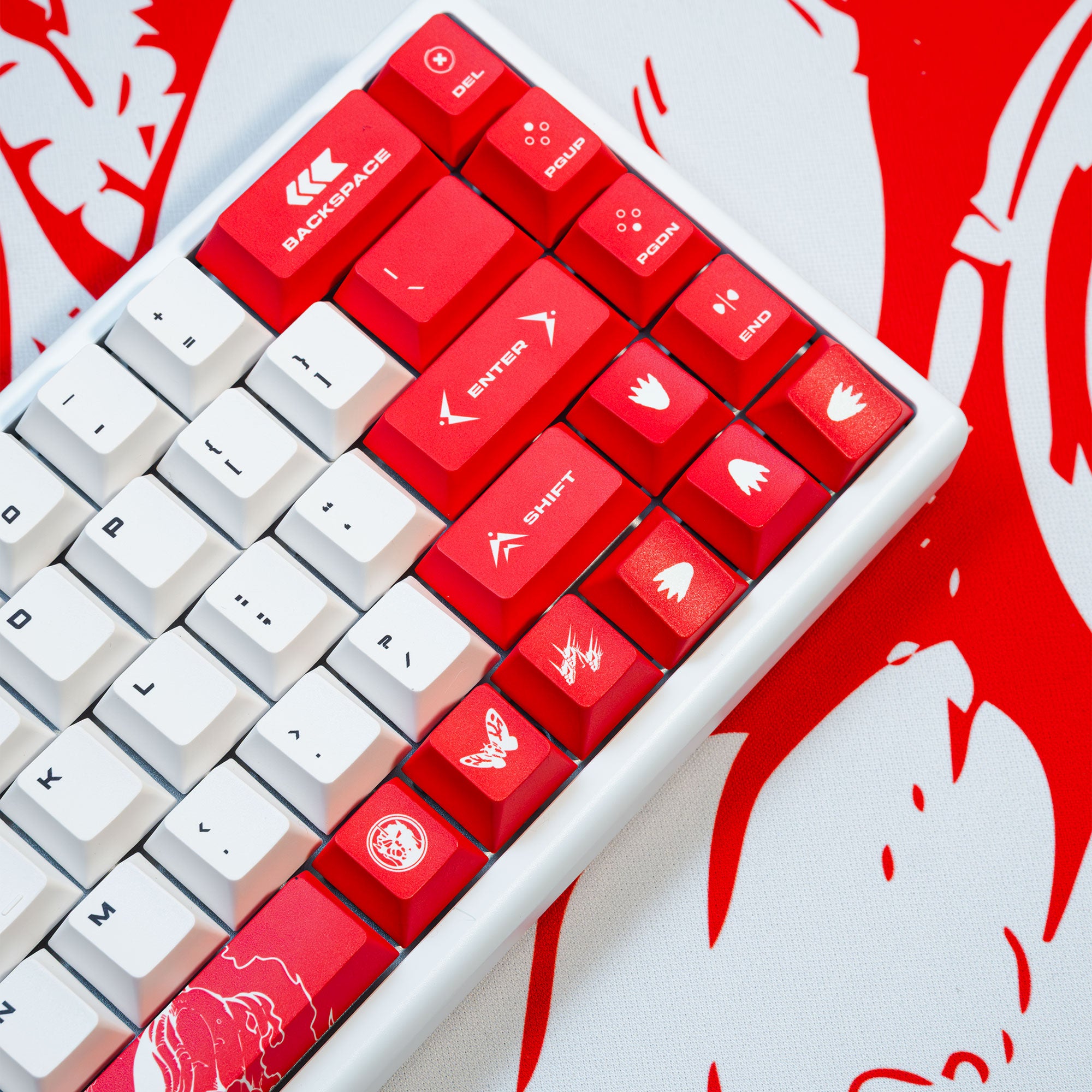 godzilla-s-gaze-keycap-set-157-tastenkappen-pbt-cherry image 2