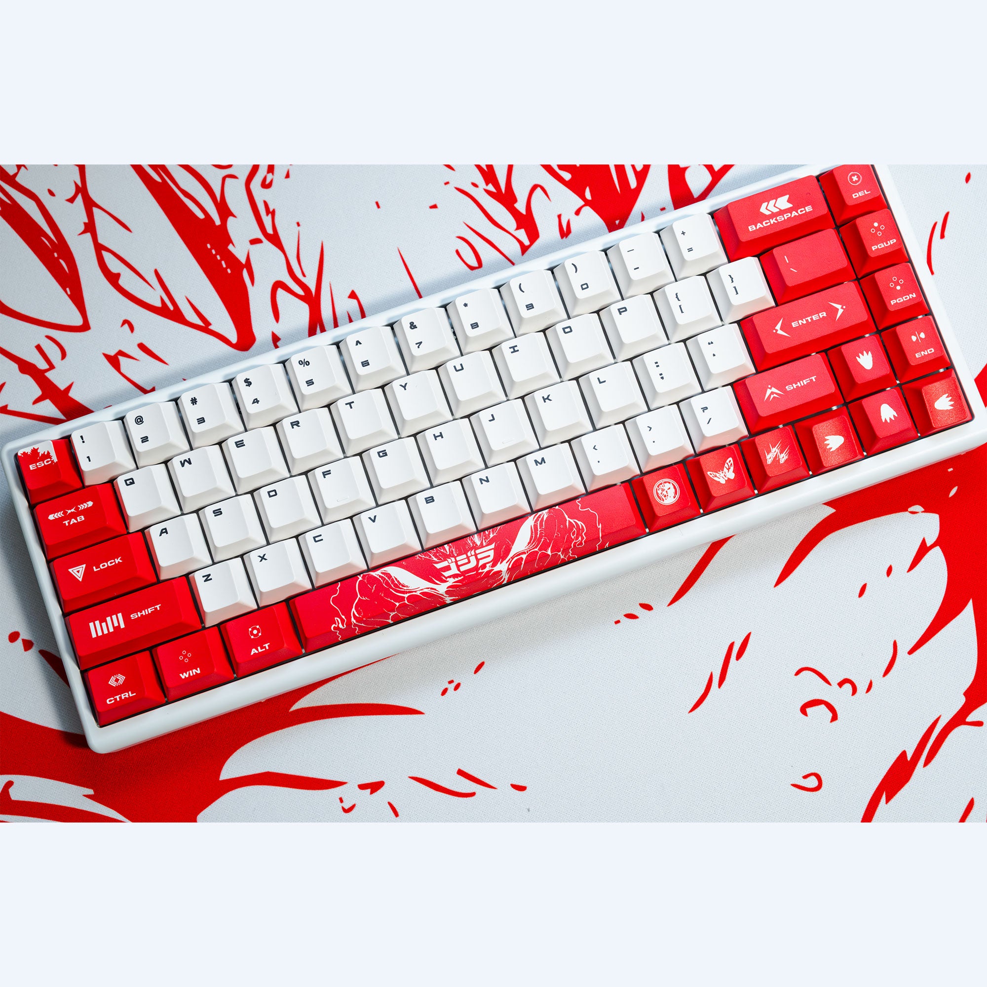 godzilla-s-gaze-keycap-set-157-tastenkappen-pbt-cherry image 4