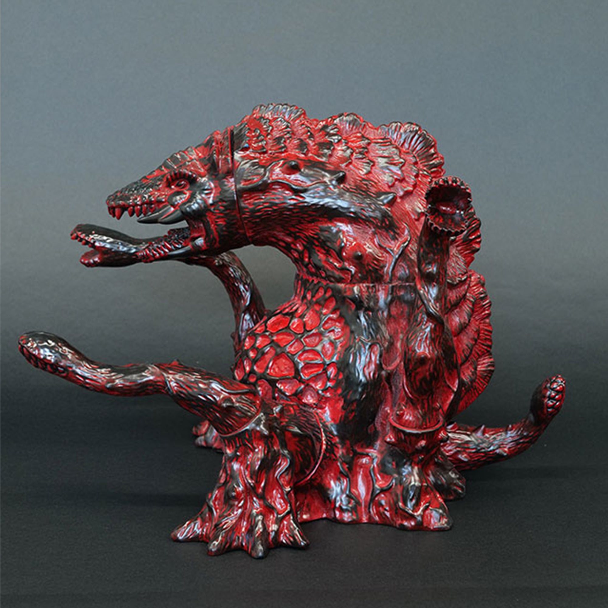 marusan-biollante-1989-sofubi-figur-devil-red-30cm image 4