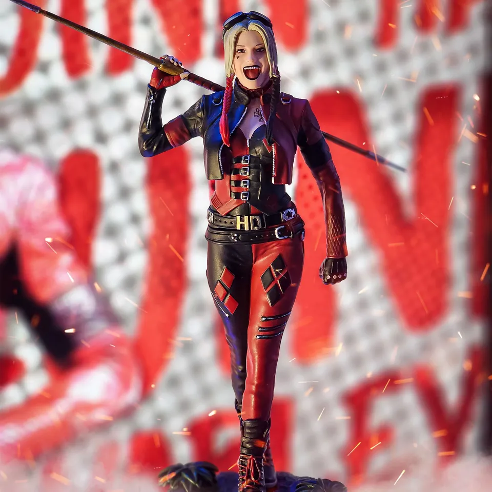 iron-studios-harley-quinn-bds-statue-deluxe-1-10 image 1