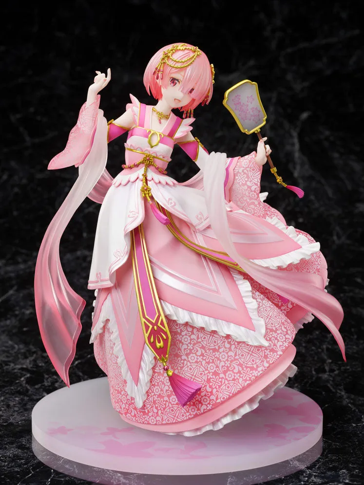 furyu-f-nex-ram-figur-hanfu-pink-1-7-mit-wechselgesicht image 1