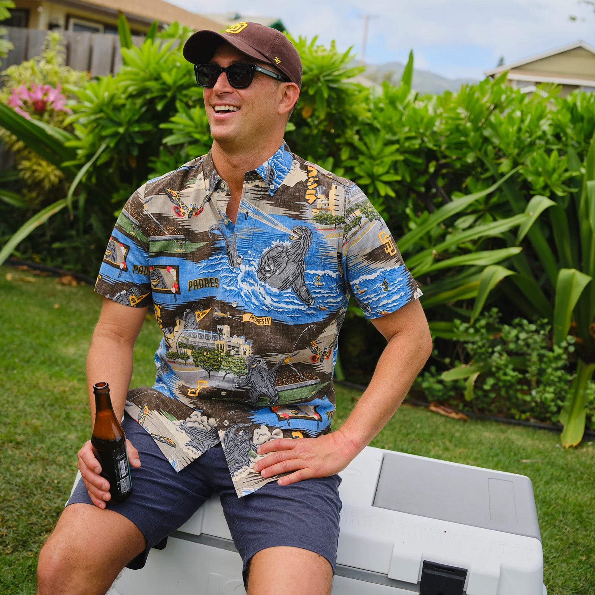 godzilla-reyn-spooner-padres-aloha-hemd-baumwolle-classic-fit image 7