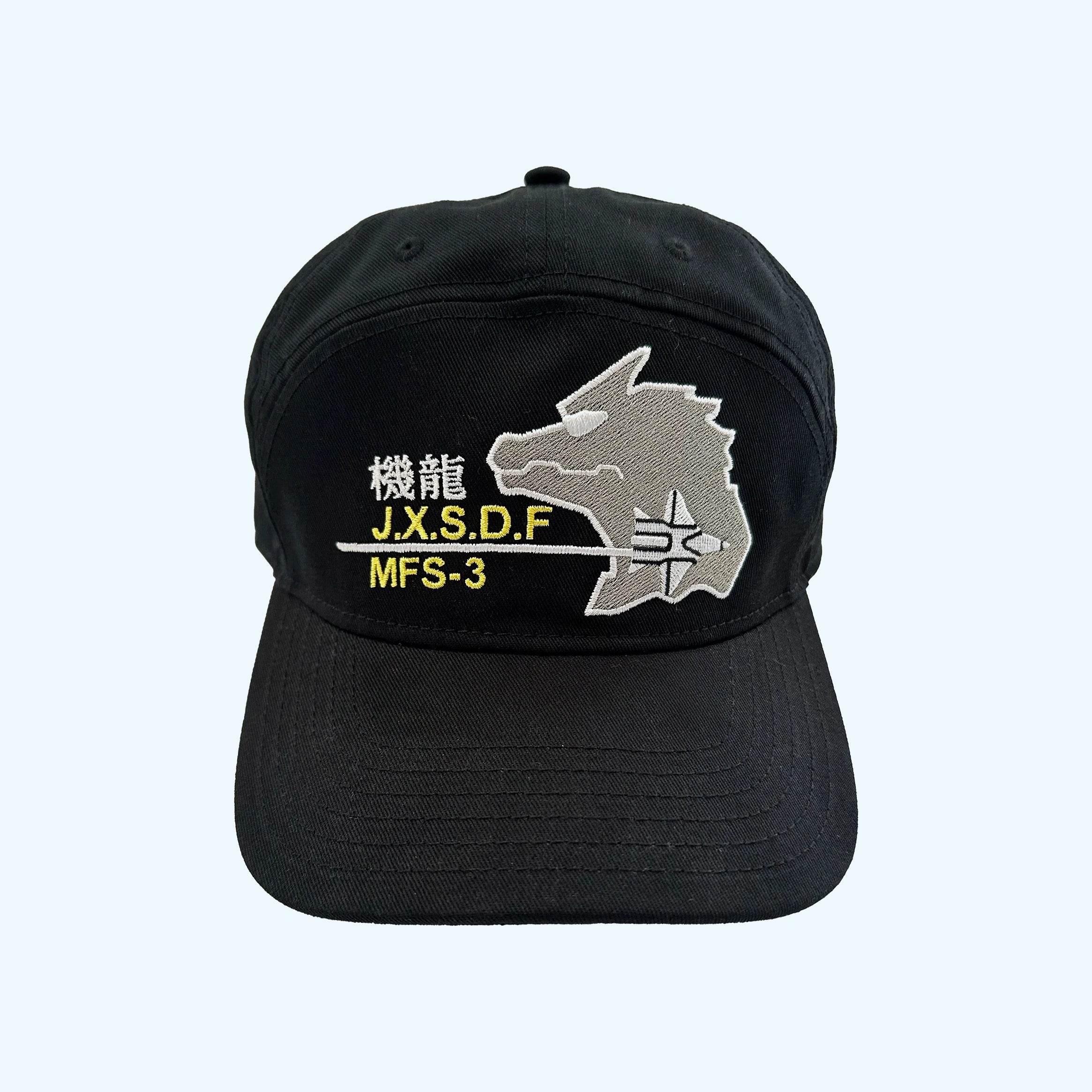 godzilla-jxsdf-kiryu-snapback-cap-schwarz-baumwolle image 4
