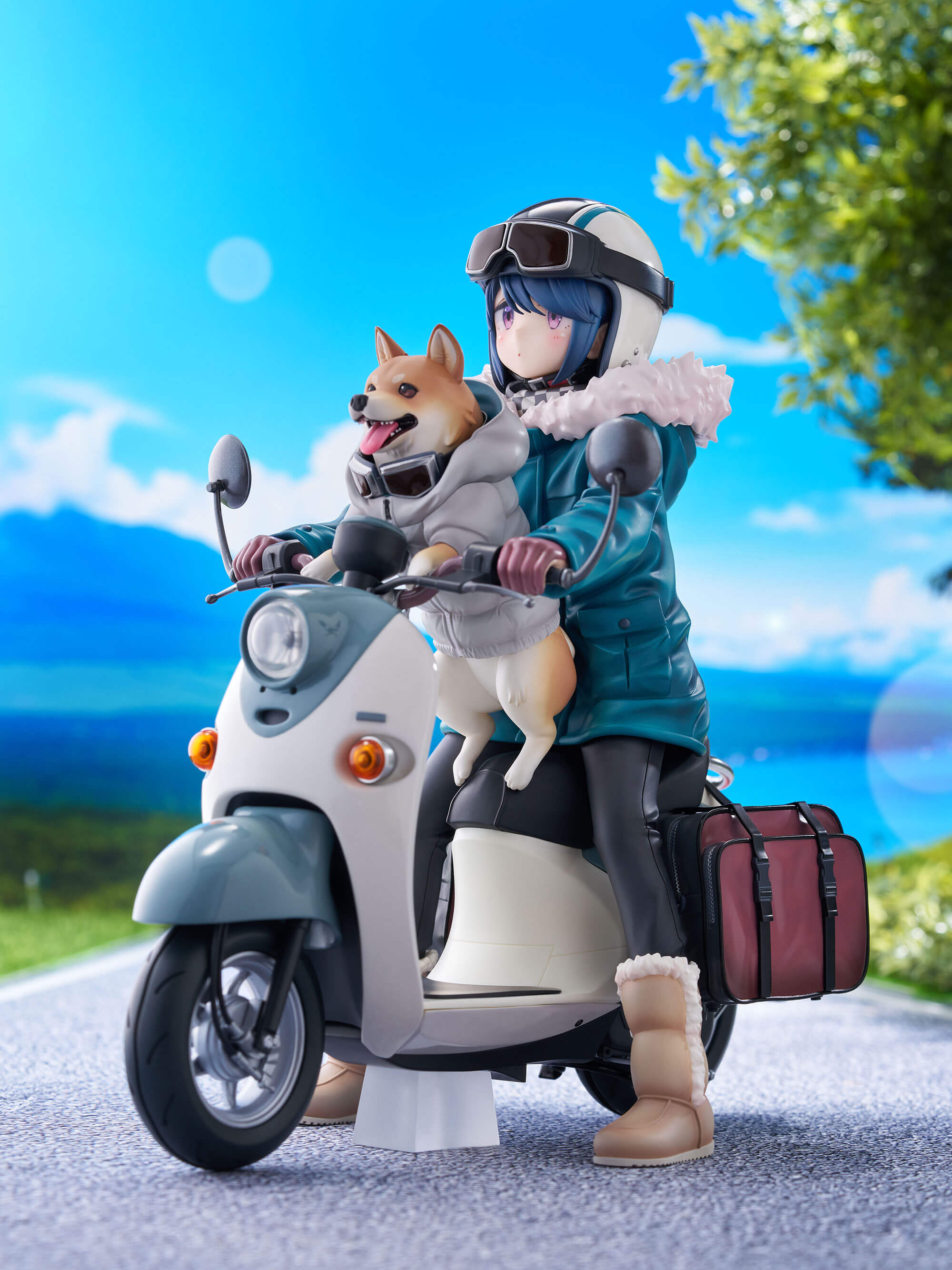 furyu-f-nex-shima-rin-1-7-figur-motorrad-mit-hund image 3