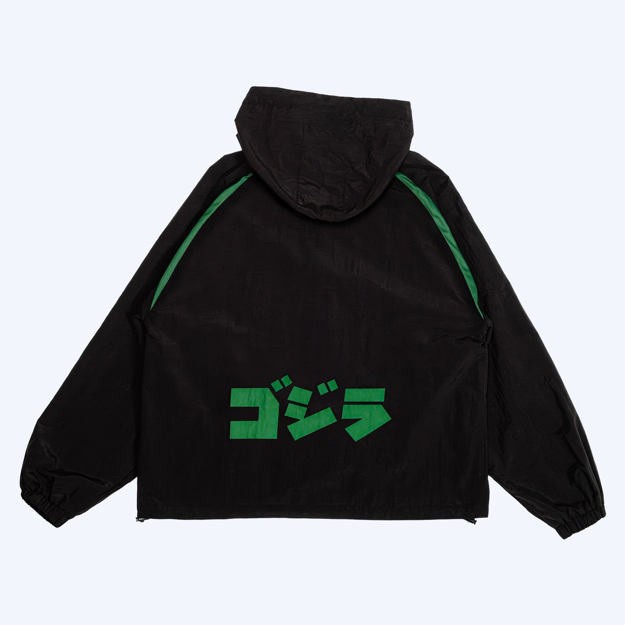 godzilla-essential-trainingsanzug-jacke-shorts-gr-n-schwarz image 3