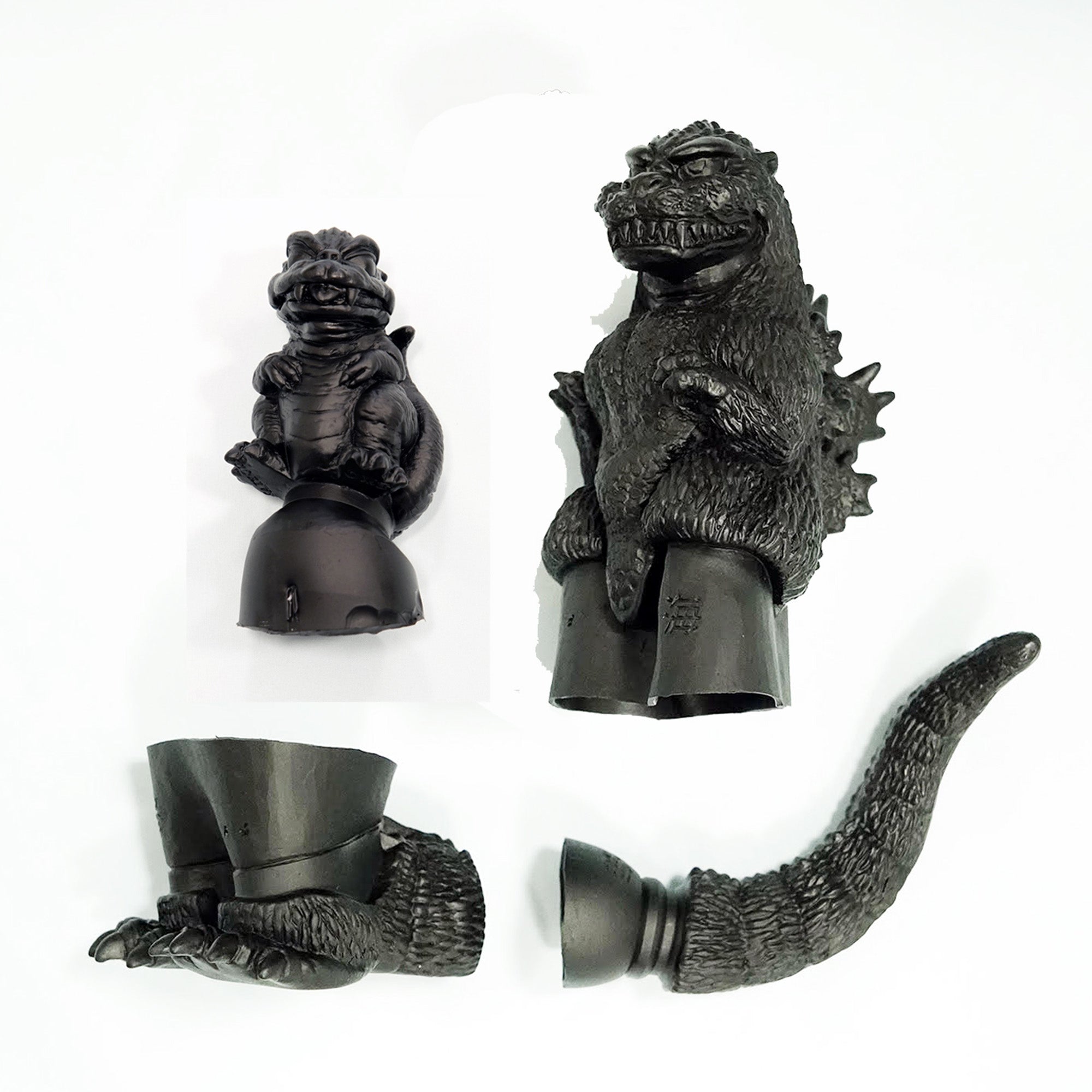 godzilla-mame-godzilla-1993-soft-vinyl-bausatz-100mm-unlackiert image 8