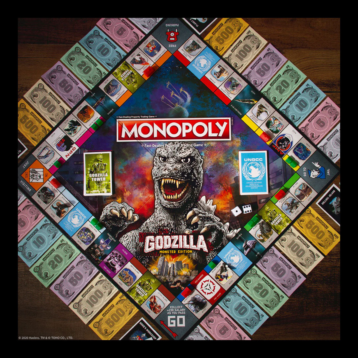 godzilla-monopoly-brettspiel-gesellschaftsspiel-2-6-spieler image 4