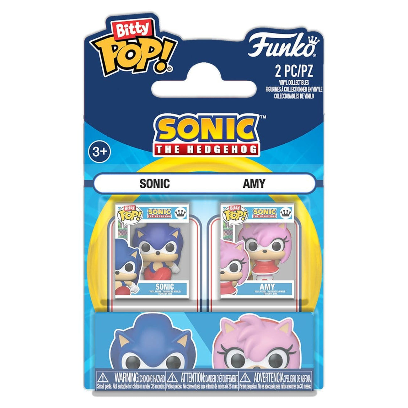 funko-bitty-pop-sonic-vinyl-figur-2er-pack-mit-amy-rose image 1