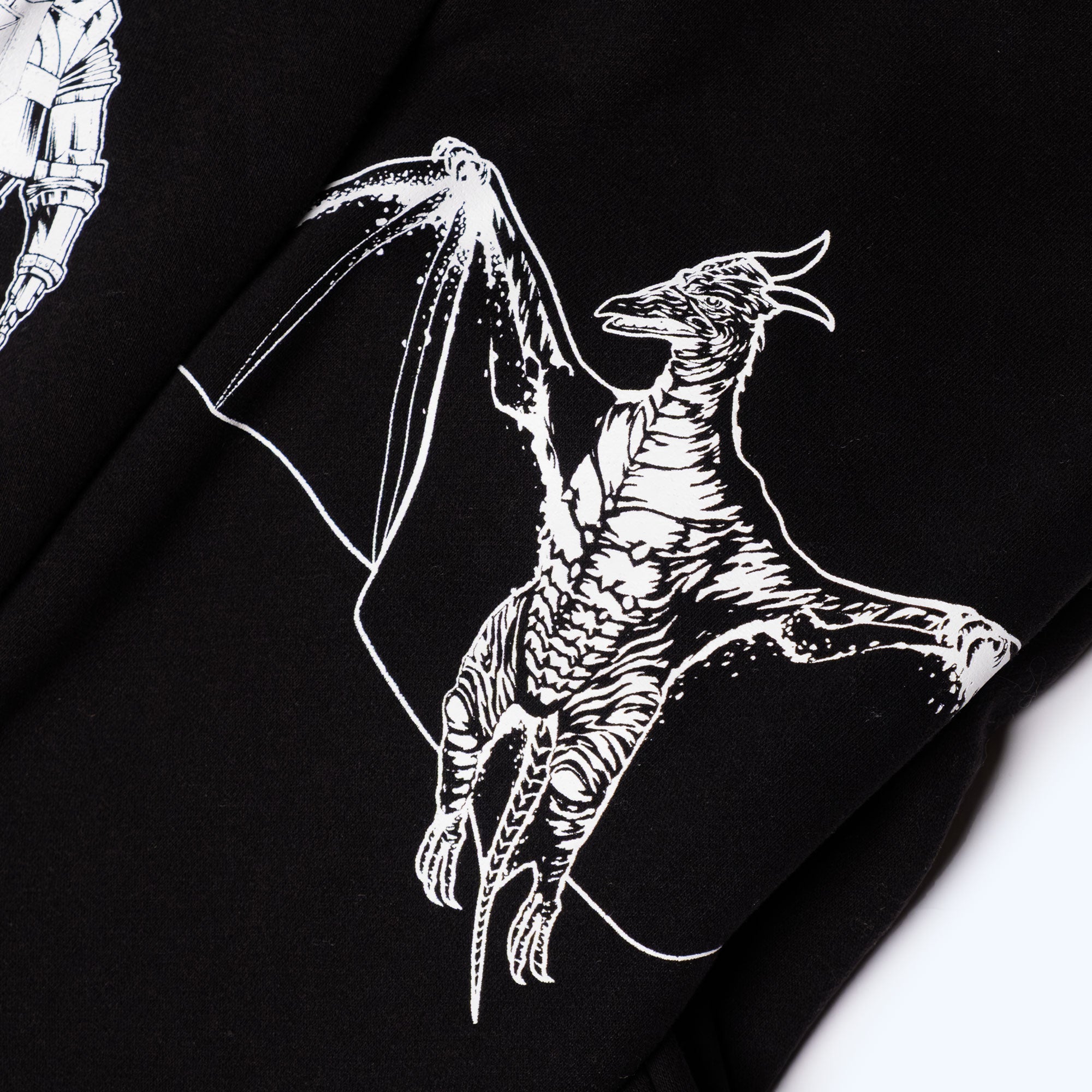 godzilla-kaiju-print-sweatshirt-schwarz-baumwolle-relaxed image 4
