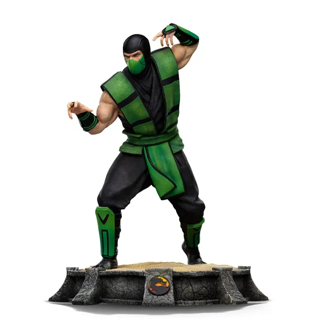 elbenwald-mortal-kombat-reptile-art-scale-statue-1-10-20cm image 1