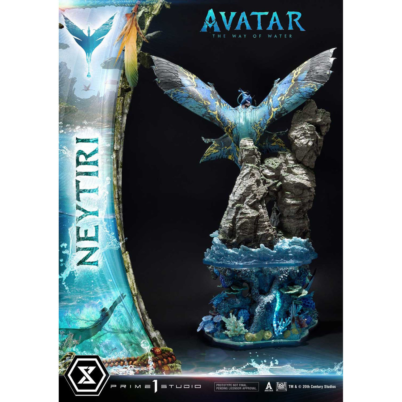 avatar-way-of-water-neytiri-statue-77-cm-led-figur image 6