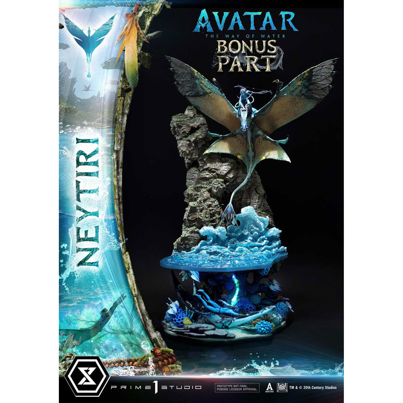 prime-1-studio-avatar-way-of-water-neytiri-statue-77-cm-bonus-version-led image 1