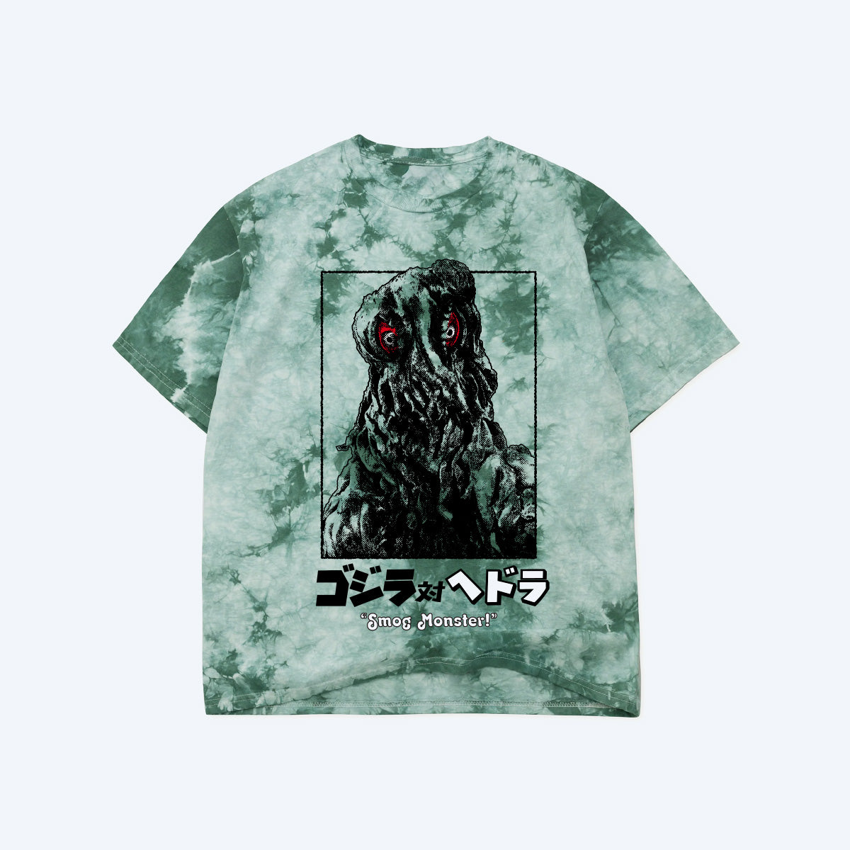 hedorah-green-wash-t-shirt-baumwolle-unisex-godzilla-store image 1