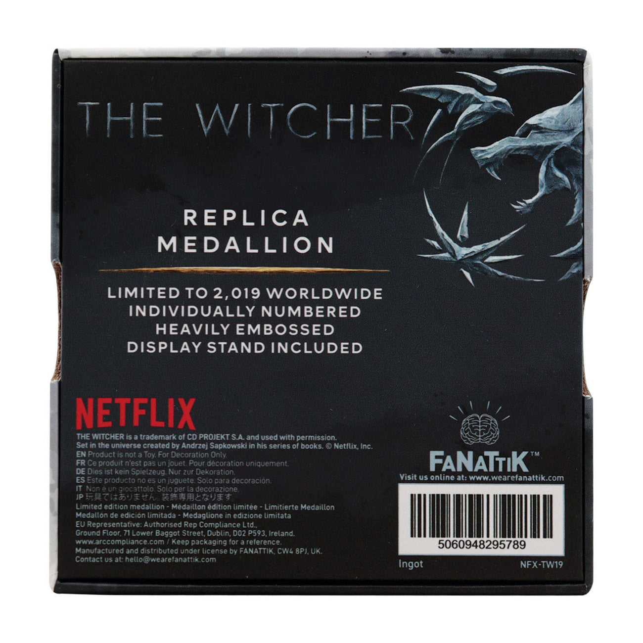 the-witcher-geralt-medaillon-kette-1-1-replik-limitiert-109-g image 4