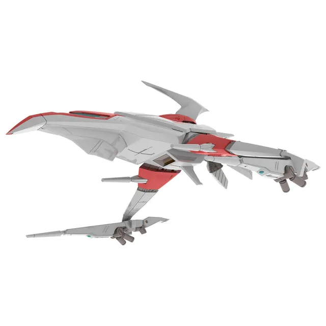 dariusburst-silver-hawk-3f-1b-plastic-kit-1-144-14-cm image 1