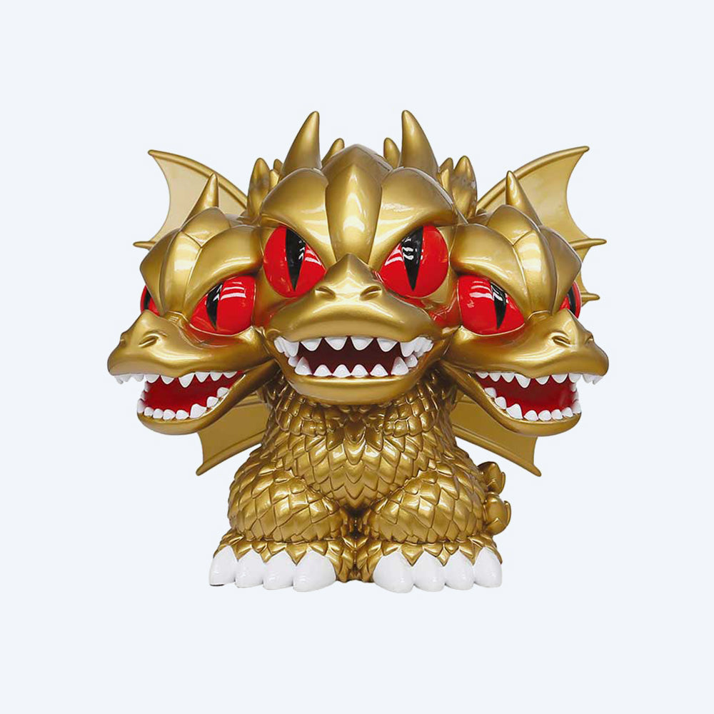 godzilla-king-ghidorah-figural-bank-spardose-pvc-gold image 1