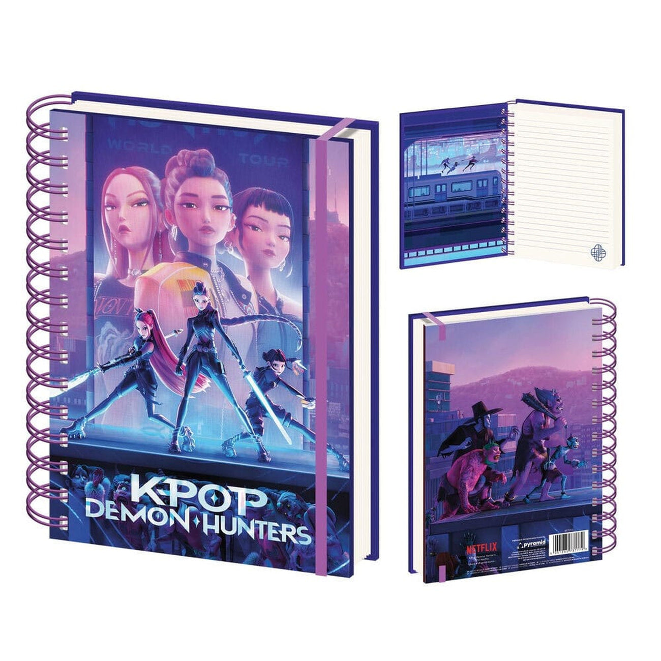 kpop-demon-hunters-wiro-notizbuch-a5-spiralbindung image 3