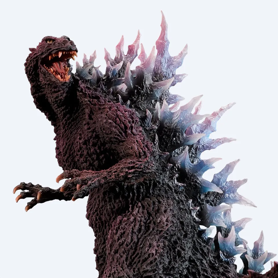 yuji-sakai-godzilla-2004-statue-poster-version-led-25-cm image 1