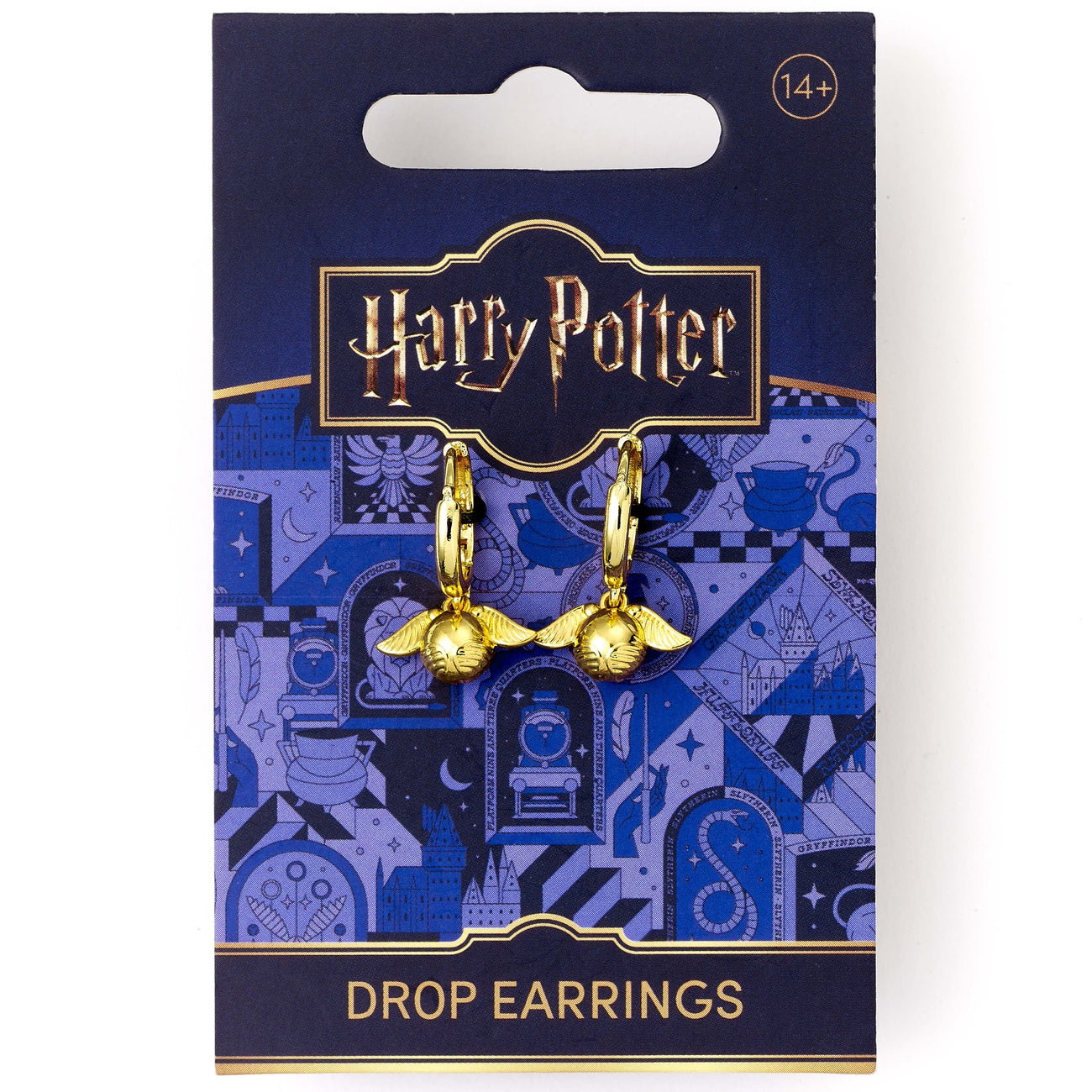 harry-potter-goldener-schnatz-ohrringe-ohrstecker-gold image 2