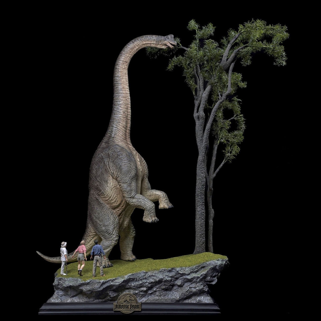 jurassic-park-demi-art-scale-statue-1-10-resin-mit-base image 2