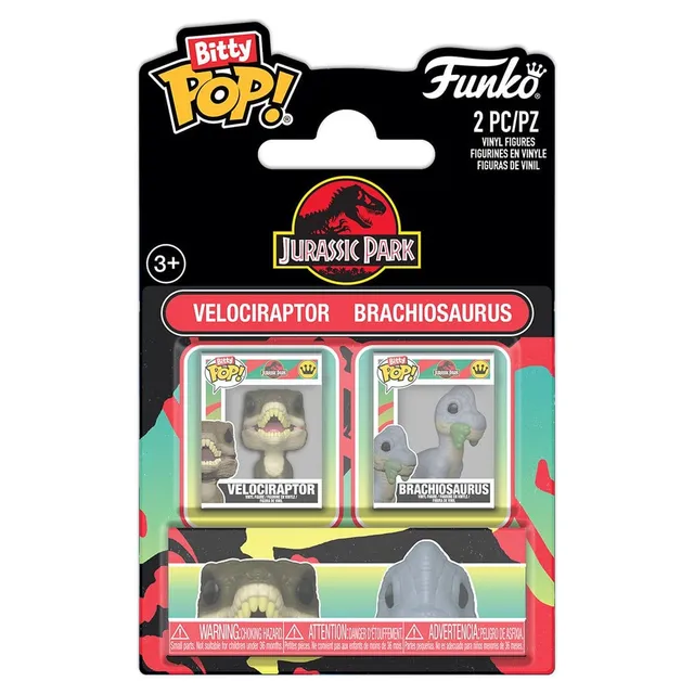 funko-bitty-pop-jurassic-park-2er-pack-vinylfiguren image 1