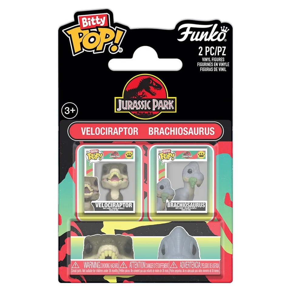 funko-bitty-pop-jurassic-park-2er-pack-vinylfiguren image 1