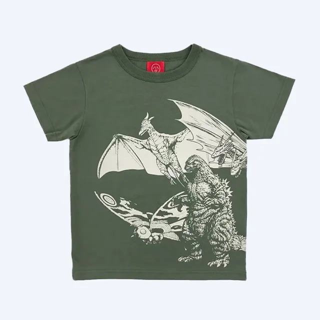 godzilla-ojico-glow-t-shirt-monsters-olive-youth-baumwolle image 1