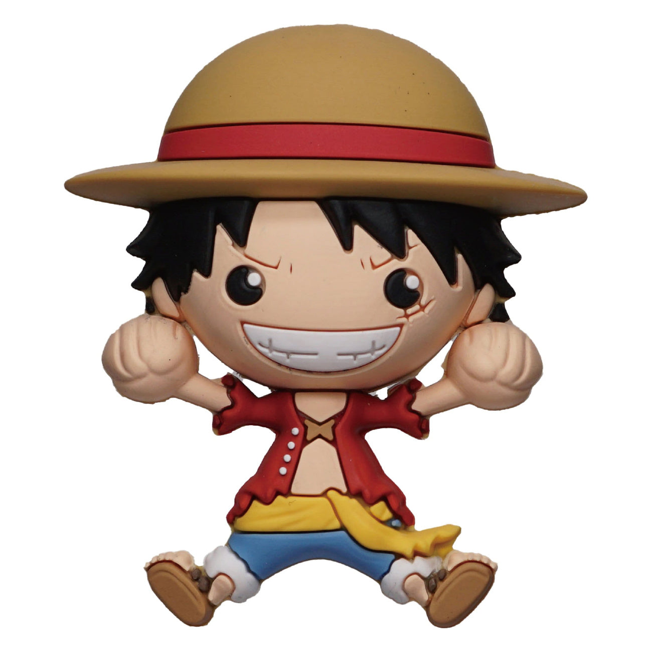 one-piece-luffy-3d-schaumstoff-magnet-k-hlschrank image 1
