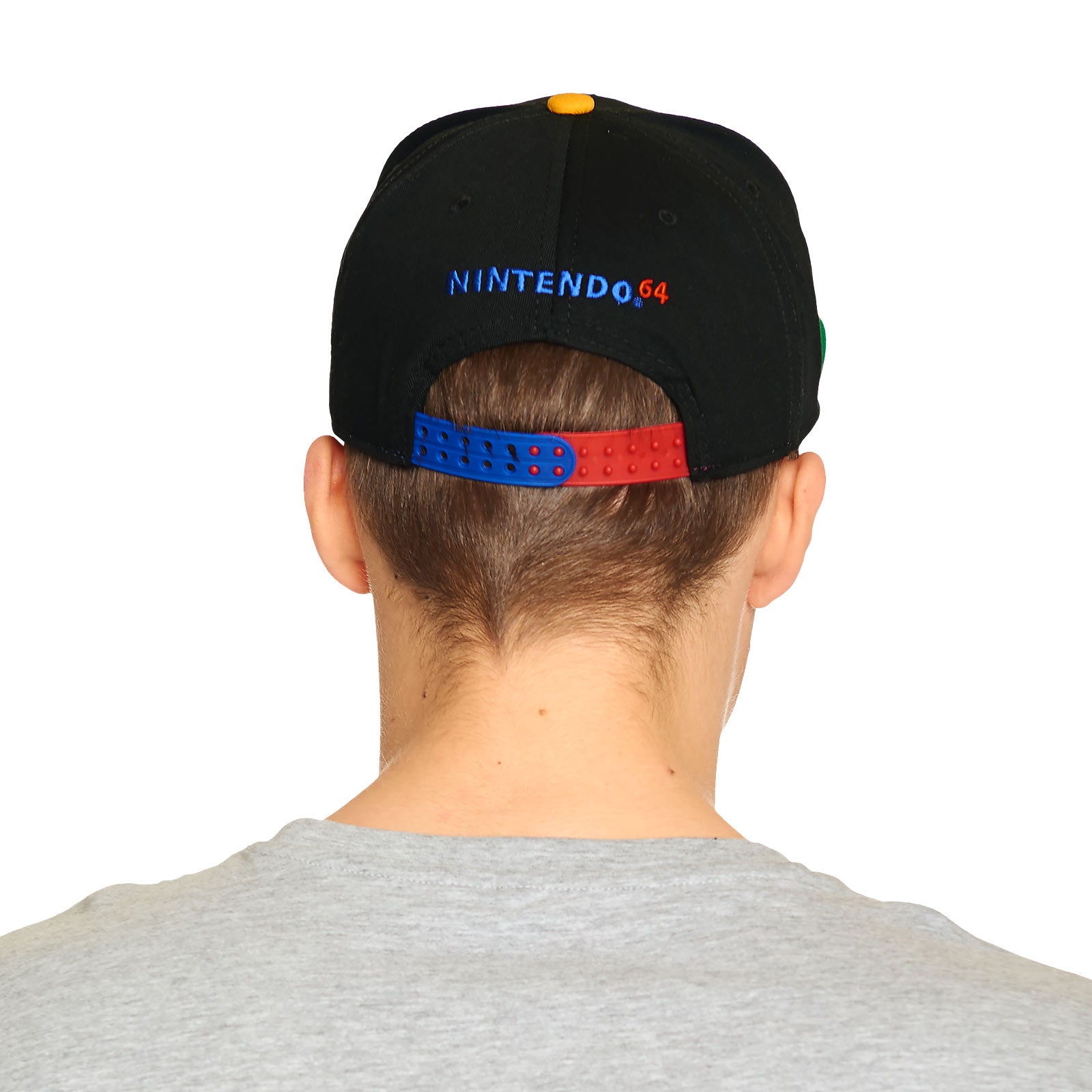 nintendo-n64-logo-snapback-cap-schwarz image 6
