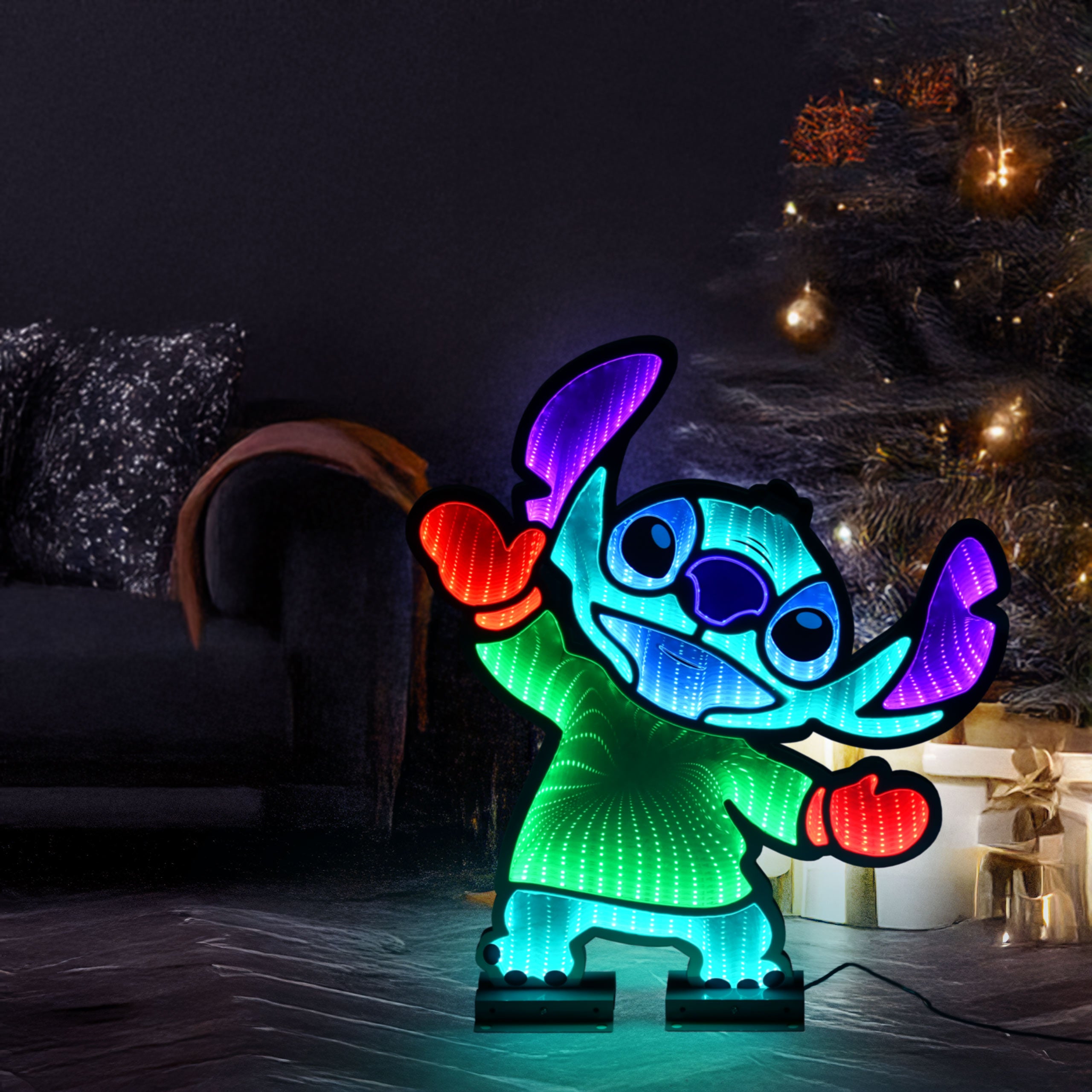 lilo-stitch-dancing-stitch-led-lampe-44-5-cm image 3