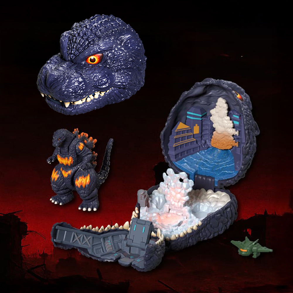 godzilla-vs-destoroyah-pocket-toy-figurenset-mit-diorama image 2