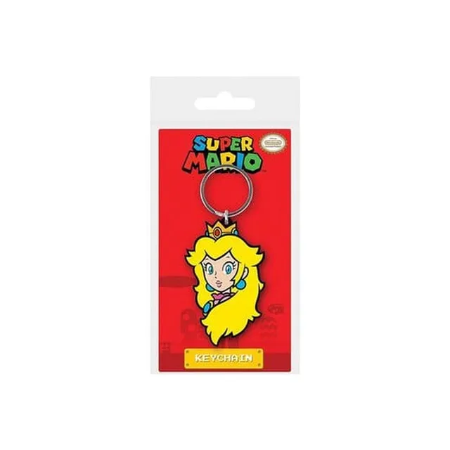 super-mario-princess-peach-pvc-schl-sselanh-nger-lizenziert image 1