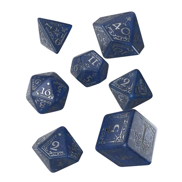 der-herr-der-ringe-gondor-rpg-w-rfel-set-7-teilig-wei-e-stadt image 1