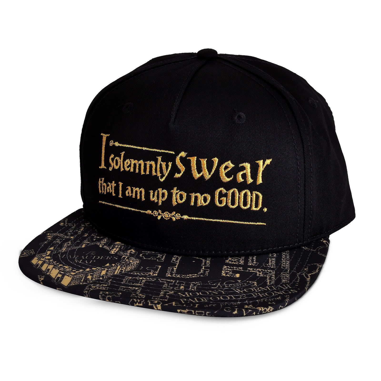 harry-potter-karte-des-rumtreibers-snapback-cap-schwarz image 1