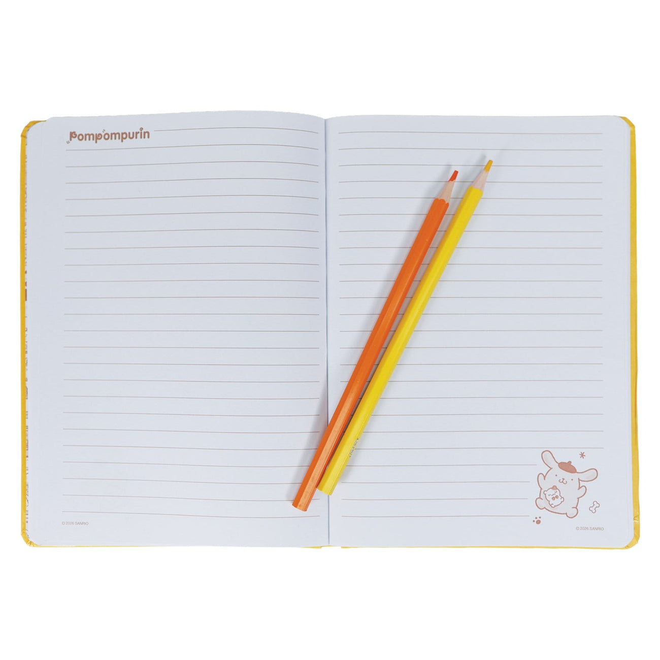 sanrio-pompompurin-a5-notizbuch-liniert-schulheft image 2
